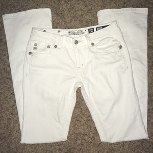 Miss Me | White Boot Cut Jeans